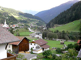 Ferienhaus Flirsch Ausblick